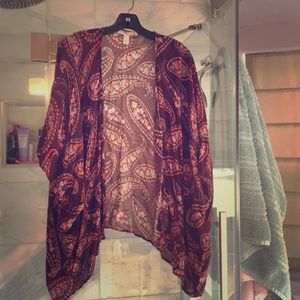 Floral kimono/ duster/ shawl thingy